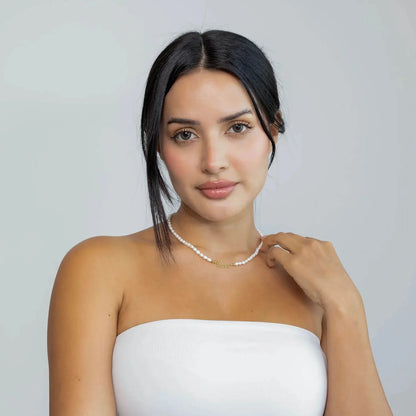 Perlový náhrdelník se jménem